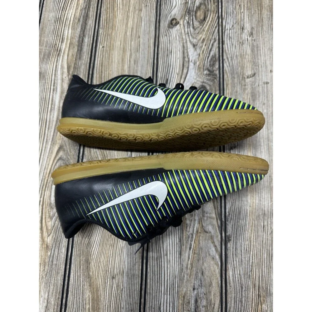 Nike Jr Mercurial Vortex (831953-013) indoor soccer 6 youth Kids 6Y